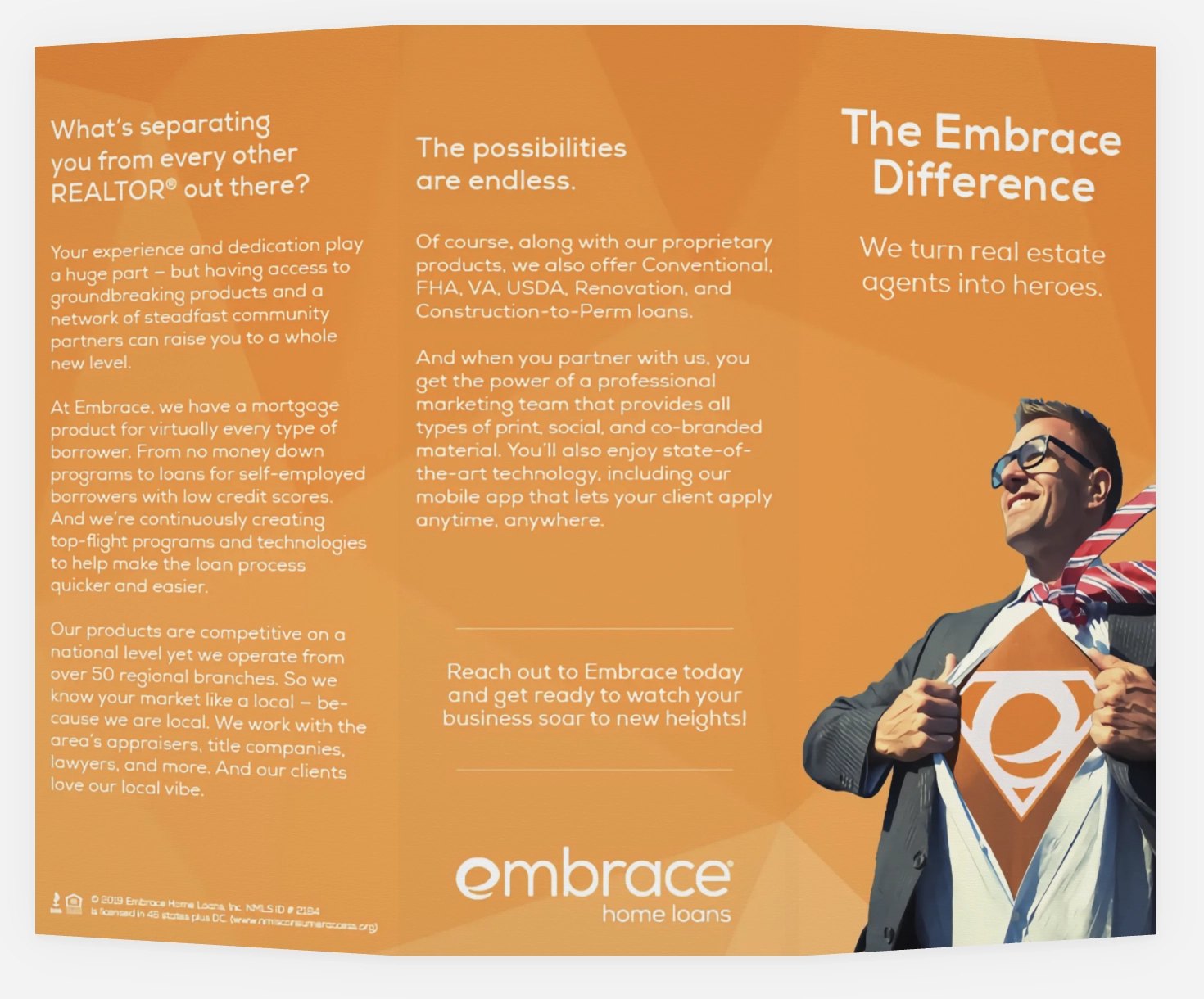 Embrace Home Loans — Realtor campaign 2 embrace brochure